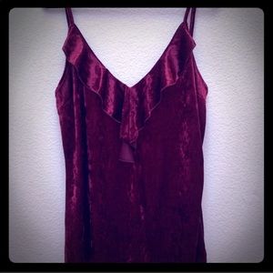 Forever 21 Red Velvet Camisole